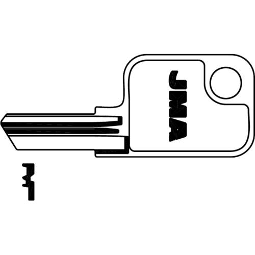 JMA HAW-2D-NP HAW4 HK4 1600 Haworth Key Blank