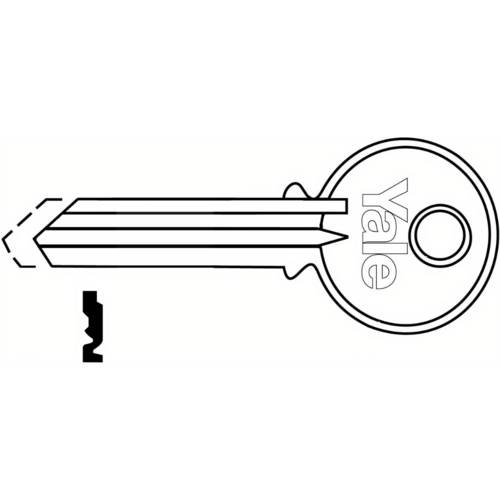 Accentra RN11GD 6-Pin, Key Blanks, GD Keyway