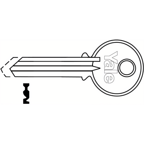Accentra RN11GH 6-Pin, Key Blanks, GH Keyway