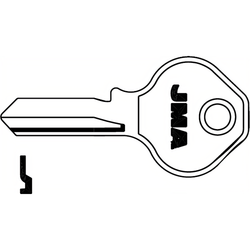 JMA MAS-9E-BR K15 M10 1092N Master Key Blank