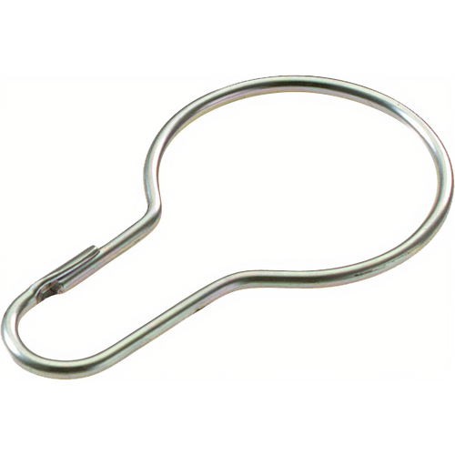 Luckyline 75400 Shower Hook Ring, Silver 100/Box