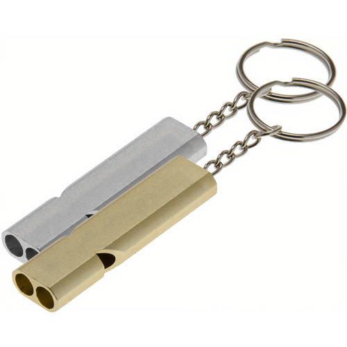 Luckyline U13101 Safety Whistle Keychain Assorted Colors 1/Card