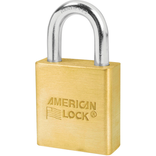 American Lock A5560KA53387 Brass Padlock 1-1/8in Shackle