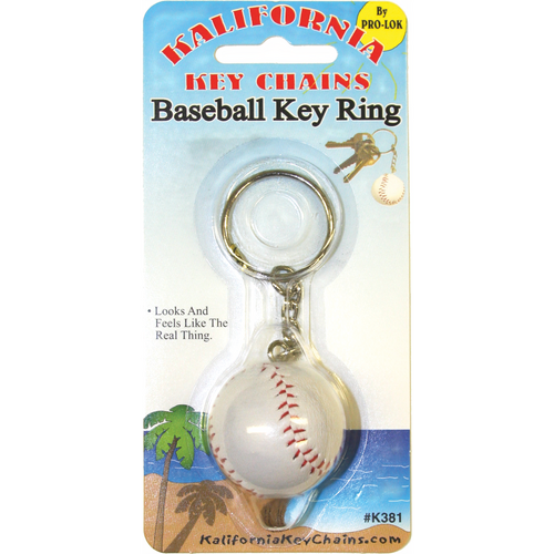 Pro-Lok K381 Baseball Key Ring Card/1