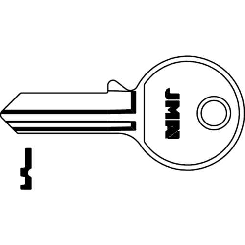 JMA AME-1E-BR AK5BOX AM3-BR 1045 AM6 American Key Blank Brass
