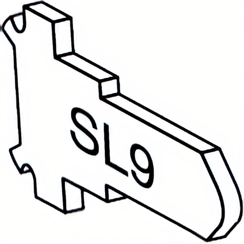 Marks Hardware 1903SL Tailpiece Clip-in for S, DA, DB, DC, SB, T Functions, 175/195 Series