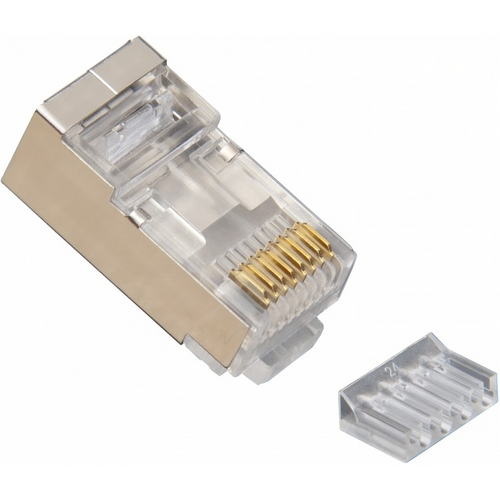 Platinum Tools 106206J RJ45 Shielded Cat6 2 Piece Round Solid 1