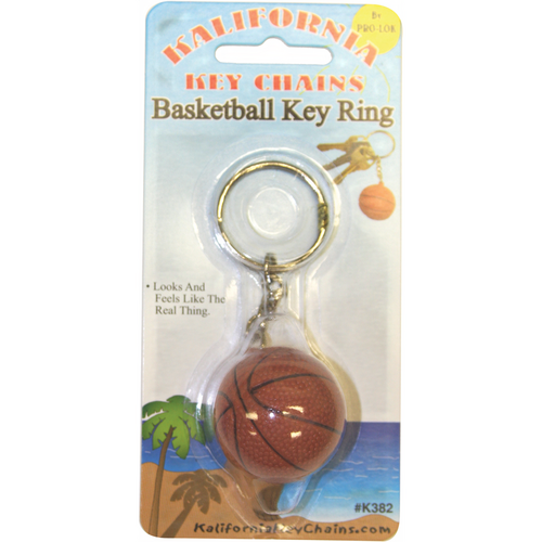 Pro-Lok K382 Basketball Key Ring Card/1