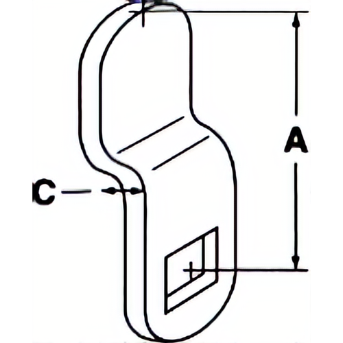 Compx OF1802 Offset Cam 1-1/8in x 1/2in x 1/16in
