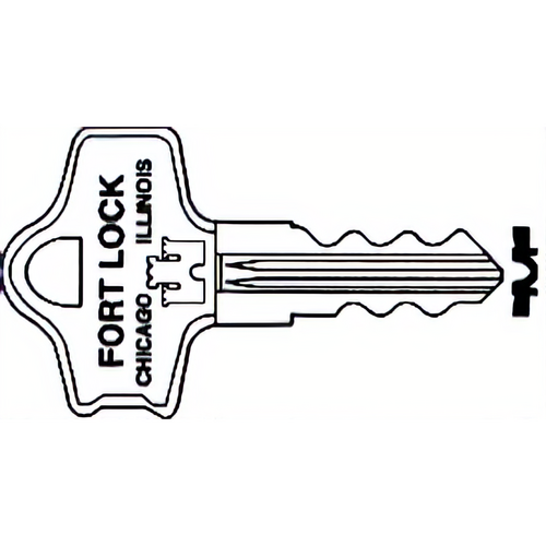 Compx K750 Fort Key Blanks F/5000 Series 750 Keyway