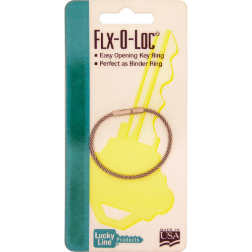 Luckyline 73101 Flex O Loc Stainless Steel Cable 1/Card