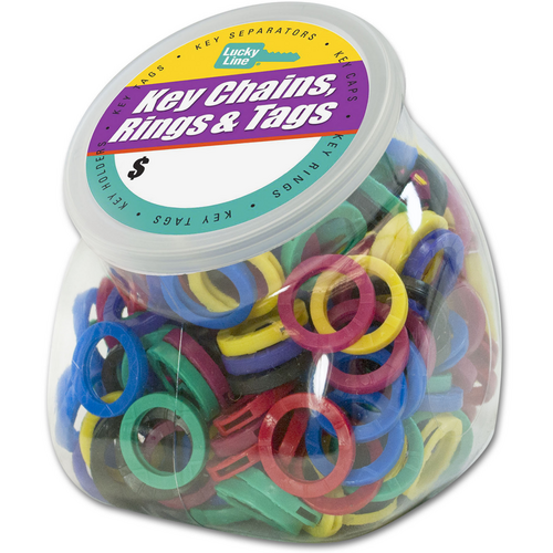 Luckyline 16725 Medium Key Identifier Assorted 200/Jar