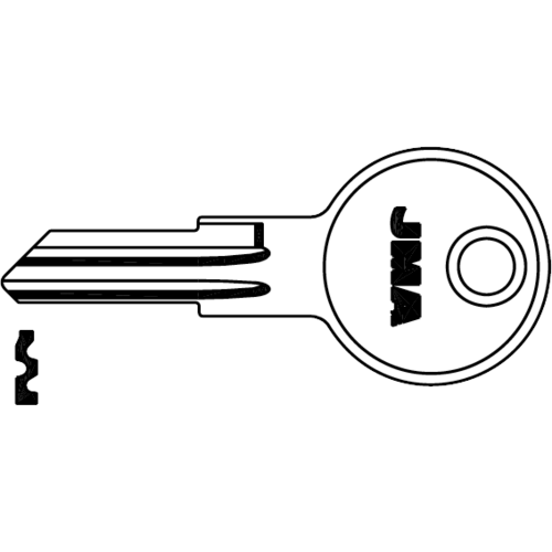 JMA YA-45DE-BR Y12 O1122A Yale Key Blank Brass