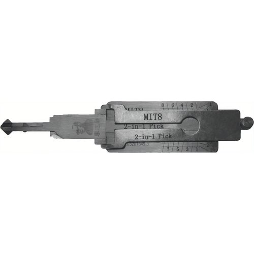 Lishi MIT8 DR-BT 2-in-1 Pick/Decoder Mitsubishi MIT1 (MIT8/MIT12) Door/Trunk