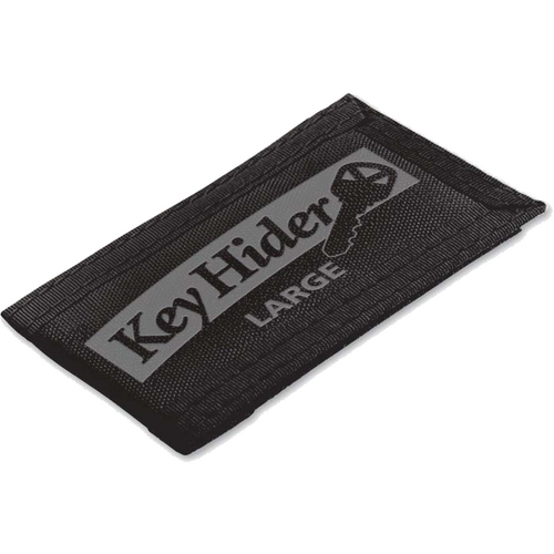 Luckyline 91410 Large Velcro Pouch Key Hider, Black 10/Card