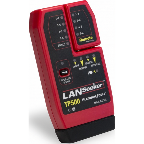 Platinum Tools TP500C LanSeeker Cable Tester Clamshell