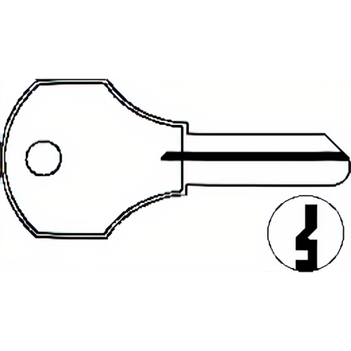 Compx KS00V Fort Key Blanks F/2400 Series 5 Disc