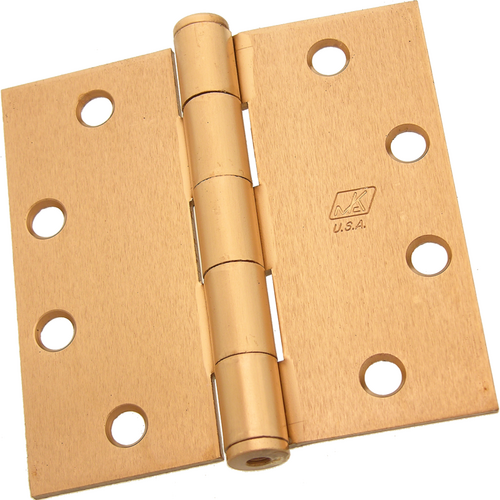 McKinney T2714 4.5 X 4.5 US10 5-Knuckle Hinge, Standard Weight, Full Mortise, 4.5