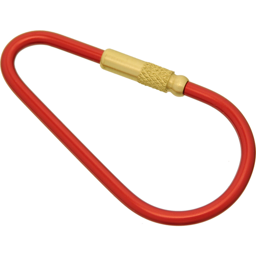 Malibu Key Rings KR-10 RED Medium Screw Key Ring