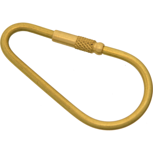 Malibu Key Rings KR-10 BRASS Medium Screw Key Ring