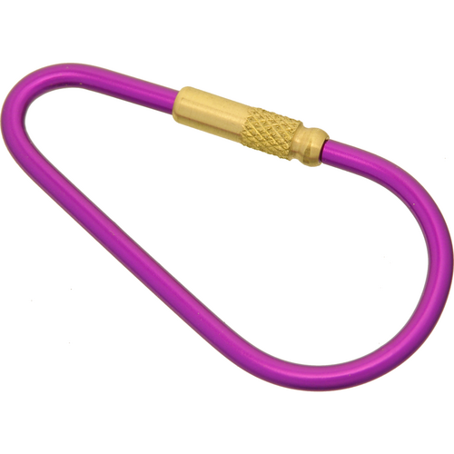 Malibu Key Rings KR-10 PURPLE Medium Screw Key Ring