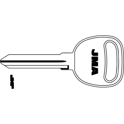 JMA GM-34E-NP B91 B93 P1111 P1112 GM Key Blank