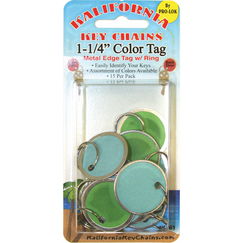 Pro-Lok K861 1-1/4in Color Paper Tag w/Ring