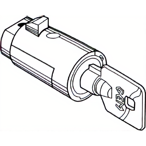 Compx YPT1010-KA80 Pop Out T Handle Cylinder