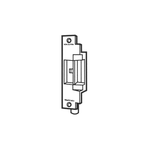 Von Duprin 6212-630-24VDC-FSE Fire Rated Electric Strike, 24VDC, Fail Secure, Satin Stainless Steel