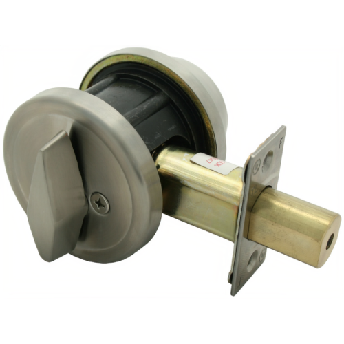 Mul-T-Lock 206XP-MD1-05-S Grade 2 Single Cylinder Deadbolt, 206+ Keyway, MTL600, Bright Brass