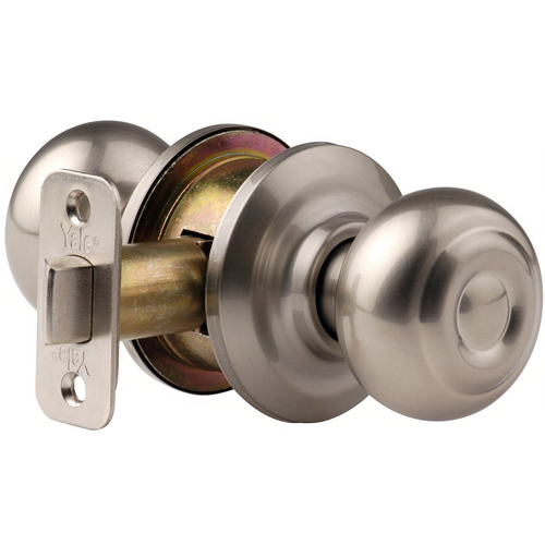 Yale 80 XF 619-ISO Dummy Knob - Oxford, Grade 2, Satin Nickel 619