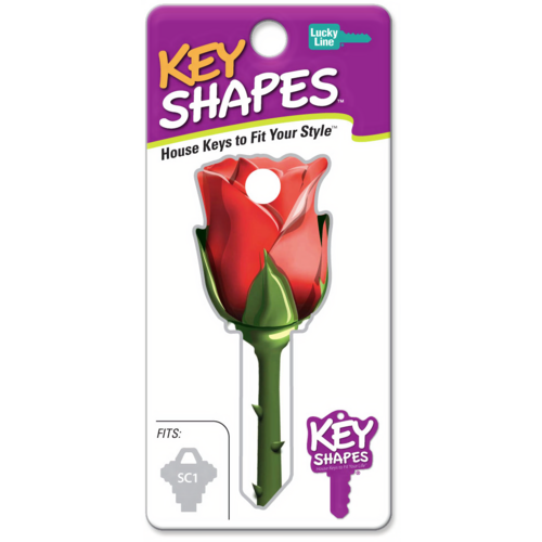 Luckyline B107W Key Shapes Rose WR3/5