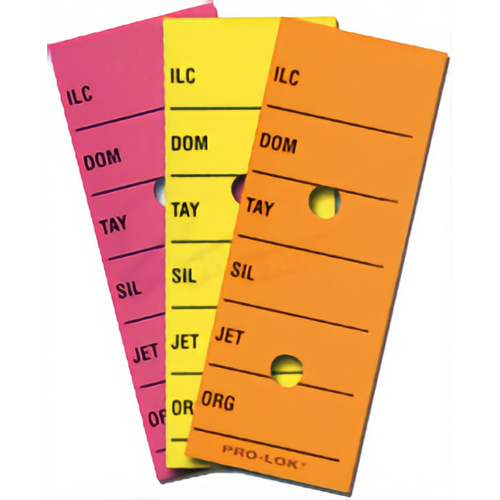 Pro-Lok LT423 Fluorescent Blank Tags