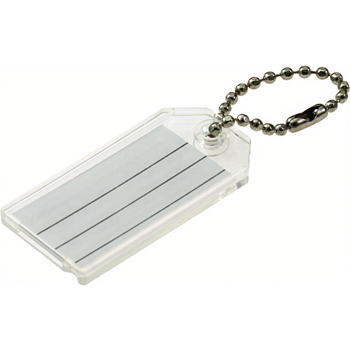 Luckyline 20102 ID Key Tag w/Ball Chain Assorted 2/Card