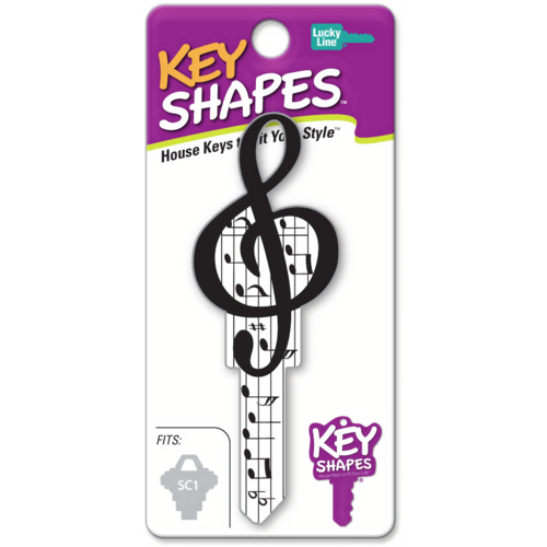 Luckyline B125W Key Shapes Music WR3/5