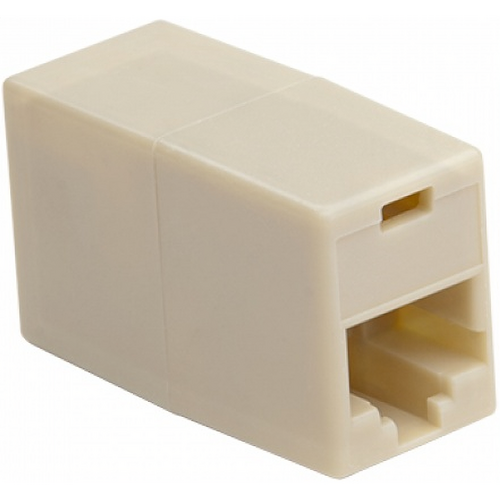 Platinum Tools 106211C Cat5e RJ45 in-Line Coupler 2 Piece Clamshell