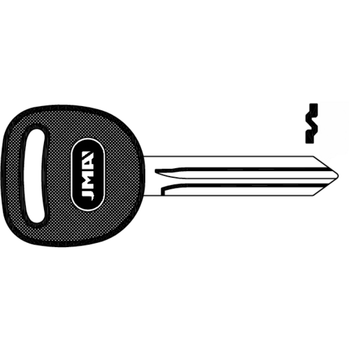 JMA TP03GM-37.P B107-PT GM Transponder Key Blank