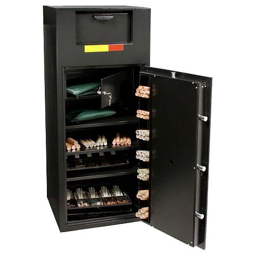 Amsec BWB4020FL-E1 B-Rate Wide Body Chest, Charcoal Gray, Chrome Hardware, ESL10 Electronic Lock