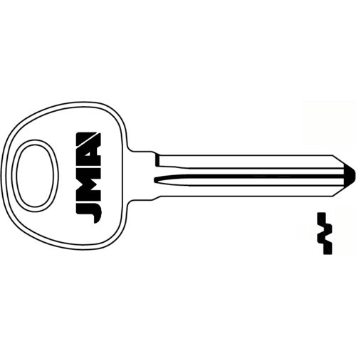 JMA HY-11-NP HY17 Hyundai Elantra Key Blank