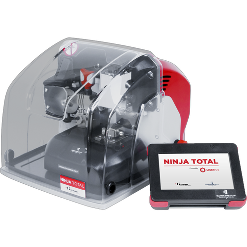 Keyline NINJA TOTAL Key Machine A02 A03 C30 Clamps + AV12