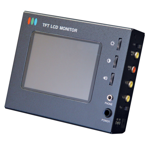 Speco VMS2 Portable CCTV Monitor with Case, 4