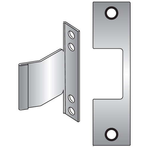 HES E630 E Faceplate for 1006 Strike Satin Stainless Steel Finish