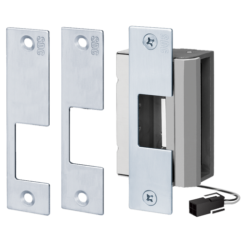 Security Door Controls 55-ABC-U Universal Electric Strike for Cylindrical/Mortise Locks, 12/24 AC/DC, Fail Safe/Secure