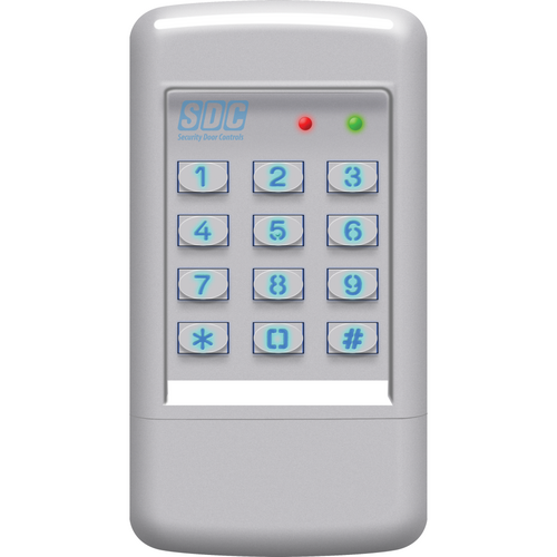 Security Door Controls 920 Digital Weatherized Keypad, 500 Users, 1-6 Digit Pin, Surface Mount, LED Status