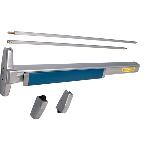 Von Duprin 3327A-NL-626-36 LHR ALK Alarmed Narrow Stile SVR Exit Device 386NL Nightlatch Trim, Satin Chrome