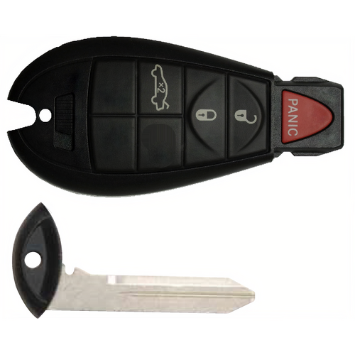 Remotes Head Keys & Remotes DART-1 Dodge 4 Button RHK Remote L,U,P,T