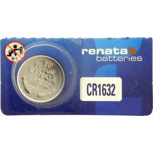 Universal Power 88033 CR1632.TS 3V 125mAh Lithium Coin Cell