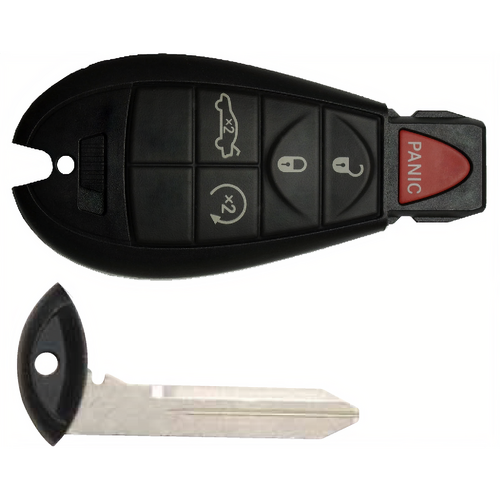 Remotes Head Keys & Remotes FOBIK-2153 PX Dodge 5 Button RHK L,U,P,T,RS