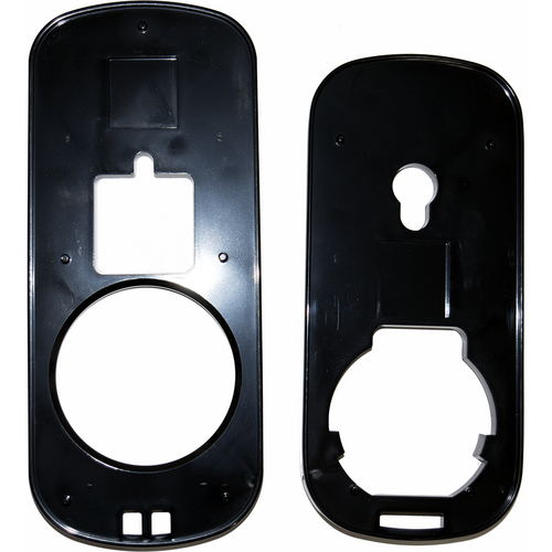 Yale AYRDT226-TS-GSK Yale Real Living Thin Door Gasket Touchscreen Escutcheons, Black Finish (2 Pcs)