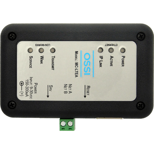 OSSI MC-LTEA Ethernet to LonWorks Interface Adapter